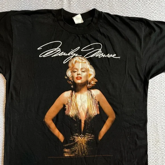 Vintage Marilyn Monroe Shirt Winterland Black Mens Size XL Made In USA Rare - Picture 5 of 11
